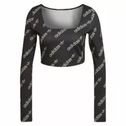Bluza ADIDAS pentru femei LS CR TOP - HM4894-Imbracaminte-Bluze