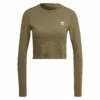 Bluza ADIDAS pentru femei RIB TOP - HF2091-Imbracaminte-Bluze