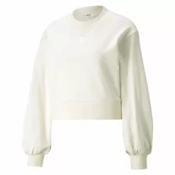 Bluza PUMA pentru femei CLASSICS PUFF SLEEVE CREW - 53161673-Imbracaminte-Bluze