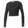 Bluza PUMA pentru femei CLASSICS RIBBED LONGSLEEVE TEE - 53345101-Imbracaminte-Bluze