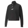 Bluza trening PUMA pentru femei POWER TAPE HALF-PLACKET CREW TR - 84712401-Imbracaminte-Bluze trening