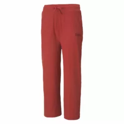 Pantaloni trening PUMA pentru femei MODERN BASICS RIBBED WIDE PANTS - 58593822-Imbracaminte-Pantaloni trening