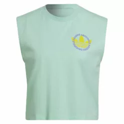 Tricou ADIDAS pentru femei SUMMER SURF CROP TOP - HC7062-Imbracaminte-Tricouri