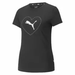Tricou PUMA pentru femei VALENTINES DAY GRAPHIC TEE - 84840801-Imbracaminte-Tricouri