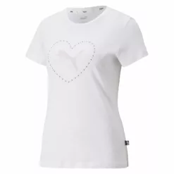 Tricou PUMA pentru femei VALENTINES DAY GRAPHIC TEE - 84840802-Imbracaminte-Tricouri