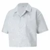 Tricou polo PUMA pentru femei CLASSICS SUMMER RESORT AOP TWILL SS SHIR - 53684621-Imbracaminte-Tricouri polo