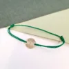 Bratara Copacul Vietii Oglindit - banut 12 mm - Aur Galben 9K - snur reglabil-Aur 9K-Personalizate >> Ocazie >> Pentru cei dragi