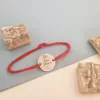 Bratara - Live Love Dance - Argint 925 si snur rosu-Bijuterii tematice pasiuni-Personalizate >> Ocazie >> Bijuterii tematice pasiuni