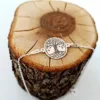 Bratara banut cu copacul vietii gravat - Argint 925 si lantisor-Bratari personalizate-Argint >> Bratari personalizate