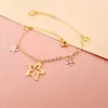 Bratara colectia Fairyland - Floral bliss - Argint 925 placat cu Aur Galben si Roz 18K-Colectii-Toate >> Argint 925 >> Bratari Argint Femei