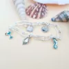 Bratara personalizata - Summer Elements - Lant cu zale dreptunghiulare - Pandantive diverse simboluri - Argint 925-Bratari Argint Femei-Argint >> Bratari personalizate