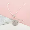 Bratara personalizata cu Diamant natural - In bratele mamei - Lantisor glisant ajustabil - Argint 925-Bratari Argint-Personalizate >> Ocazie >> Familia mea