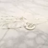 Bratara personalizata cu Diamant natural turcoaz- Mama si bebe - Lantisor glisant ajustabil - Argint 925-Bratari Argint-Personalizate >> Ocazie >> Familia mea