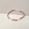 Bratara personalizata cu nume - Argint 925 - Snur 3 mm si inchizatoare tip carabina-Bratari Argint Femei-Personalizate >> Ocazie >> Bijuterii cu nume