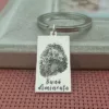Breloc placuta gravata cu amprenta si mesaj- Argint 925-Bijuterii cu amprenta-Personalizate >> Ocazie >> Pentru cei dragi