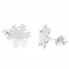 Cercei Craciun - Fulg de nea - Argint 925