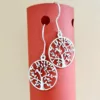 Cercei cu tortita - Copacul vietii - Argint 925-Cercei Argint-Toate >> Argint 925 >> Cercei Argint