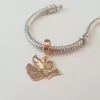 Charm personalizat Craciun - Inger - Argint 925 placat cu Aur roz 18K-Charm-uri Craciun-Ocazii >> Craciun >> Charm-uri Craciun >> Promoții