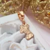 Charm personalizat Craciun - Soseta - Argint 925 placat cu Aur roz 18K-Charm-uri Craciun-Ocazii >> Craciun >> Charm-uri Craciun >> Promoții