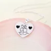 Lantisor Inima 2 Surori / Prietene - Argint 925-Pentru cei dragi-Personalizate >> Ocazie >> Familia mea