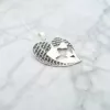 Lantisor Inima - Mama si fiica - Argint 925-Familia mea-Personalizate >> Ocazie >> Familia mea