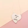 Lantisor Inima gravata - Argint 925-Pentru cei dragi-Personalizate >> Ocazie >> Pentru cei dragi