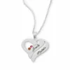 Lantisor Iubire Pura - Argint 925 si cristale Swarovski-Bijuterii cu nume-Personalizate >> Ocazie >> Bijuterii cu nume >> Promoții