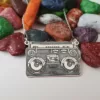 Lantisor cu pandantiv Casetofon - Argint 925-Bijuterii tematice pasiuni-Personalizate >> Ocazie >> Bijuterii tematice pasiuni