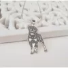 Lantisor cu pandantiv Rottweiler - Argint 925-Iubitori de animale-Personalizate >> Ocazie >> Iubitori de animale