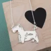 Lantisor cu pandantiv Scottish Terrier - Argint 925-Iubitori de animale-Personalizate >> Ocazie >> Iubitori de animale