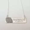 Lantisor cu pandantiv placuta cu amprenta si text gravat - Argint 925-Bijuterii cu amprenta-Personalizate >> Ocazie >> Pentru cei dragi