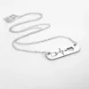 Lantisor cu pandantiv placuta personalizata cu stetoscop si inima decupata- Argint 925-Bijuterii tematice profesii-Personalizate >> Ocazie >> Bijuterii tematice profesii