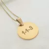 Lantisor personalizat - 1+1=3 - Argint 925 placat cu Aur Galben 18K-Lantisoare Argint-Personalizate >> Ocazie >> Familia mea