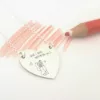 Lantisor personalizat - Gravura scrisului de mana si/sau desen personal - Pandantiv Inima - Argint 925-Lantisoare Argint-Argint >> Lantisoare personalizate