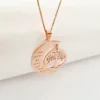 Lantisor personalizat - Luna si copacul vietii - Argint 925 placat cu Aur roz 18k-Lantisoare personalizate-Personalizate >> Ocazie >> Pentru cei dragi