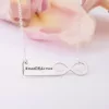 Lantisor personalizat - Te iubesc la infinit - Argint 925-Lantisoare cu nume-Personalizate >> Ocazie >> Bijuterii cu nume