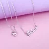 Lantisor personalizat cu nume si simbol coronita - Font elegant - Argint 925-Lantisoare Argint-Personalizate >> Ocazie >> Bijuterii cu nume