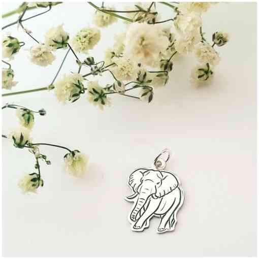 Pandantiv Elefant - Argint 925-Pandantive personalizate-Personalizate >> Ocazie >> Iubitori de animale