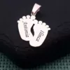 Pandantiv picioruse personalizate - Argint 925-Pentru el-Personalizate >> Ocazie >> Pentru cei dragi