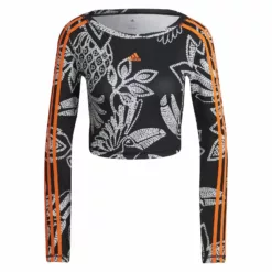 Bluza ADIDAS pentru femei FARM CROP LS - HI5217-Imbracaminte-Bluze