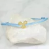Bratara cu Diamant natural - Model Soricel - Aur Galben/Roz/Alb 14K si snur reglabil-Bratari Aur 14K cu Diamant natural-Aur >> Aur 14K >> Bratari din Aur Personalizate