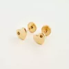Cercei bebe/fetite cu Diamant naturat galben - Model inima - Aur Galben 14K - Inchizatoare sigura si confortabila cu filet-Cercei Aur 14K cu Diamant natural-Toate >> Aur 14k >> Cercei Aur