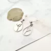 Cercei gimnasta grațioasă - Model picaturi asimetrice - Argint 925 - Inchizatoare surub-Cercei personalizati-Toate >> Argint 925 >> Cercei Argint >> Noutati