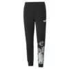 Pantaloni trening PUMA pentru femei ESS+ FROZEN FLOWER GRAPHIC SWEATPANTS - 67400301-Imbracaminte-Pantaloni trening