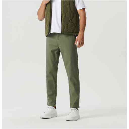 Sinsay - Pantaloni chino relaxed - Verde-For him > clothes > sets