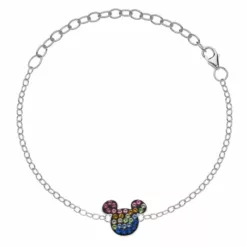 Bratara Disney Mickey Mouse - Argint 925 si Cubic Zirconia colorate-Disney-Disney >> Noutati