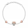 Bratara Disney Minnie Mouse & Rose Hearts - Argint 925-Disney-Disney >> Noutati