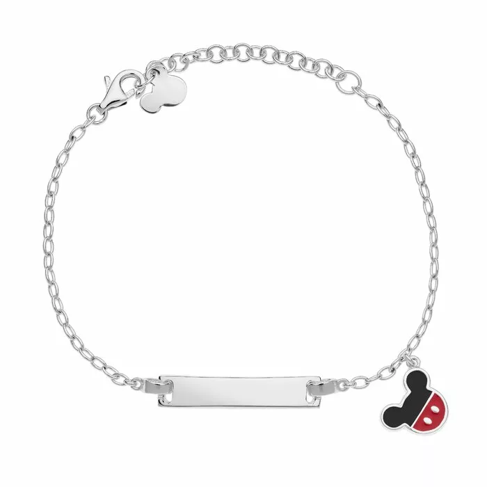 Bratara Disney placuta personalizabila și Mickey Mouse - Argint 925-Disney-Disney >> Noutati