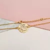 Bratara Sisters by heart - Banut 15 mm cu lantisor - Argint 925 placat cu Aur 18K-Pentru cei dragi-Personalizate >> Ocazie >> Pentru cei dragi >> Noutati