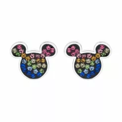 Cercei Disney Mickey Mouse - Argint 925 si Cubic Zirconia colorate-Disney-Disney >> Noutati